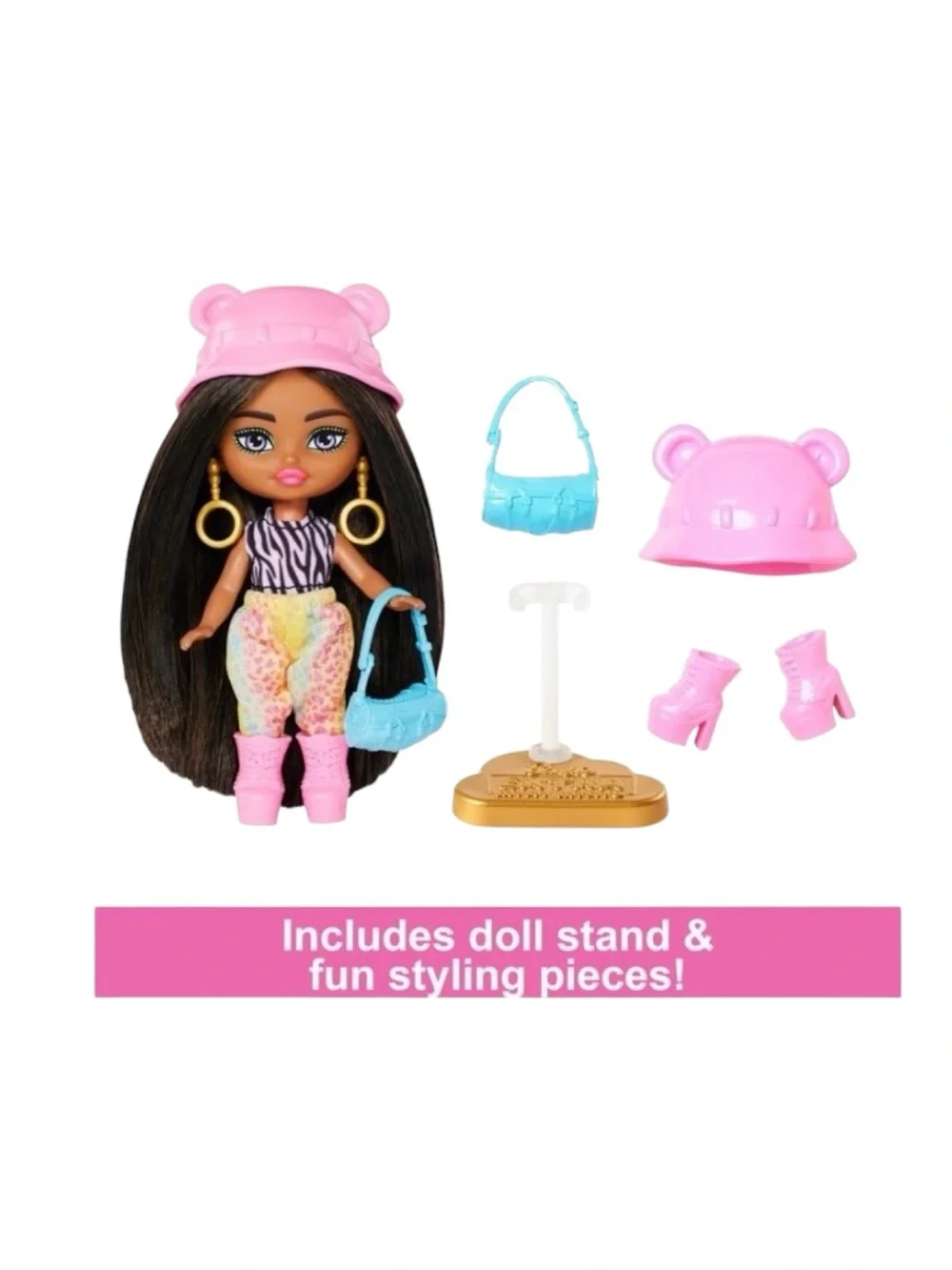 Barbie Extra Fly Mini Minis  Safari print